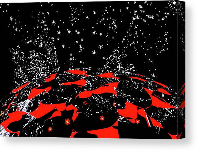 Abstract Designs Canvas Print featuring the photograph The Stars Are Ours by Terry Walsh