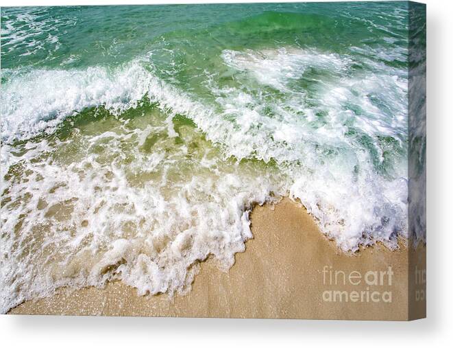 Beach Canvas Print featuring the photograph Ocean Waves by Beachtown Views
