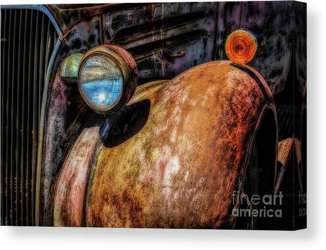 Chef Canvas Print featuring the digital art Old Chev by Jim Hatch