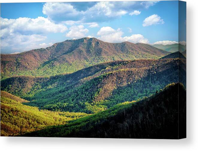 Virginia Canvas Print featuring the photograph Old Rag II by Rick Berk