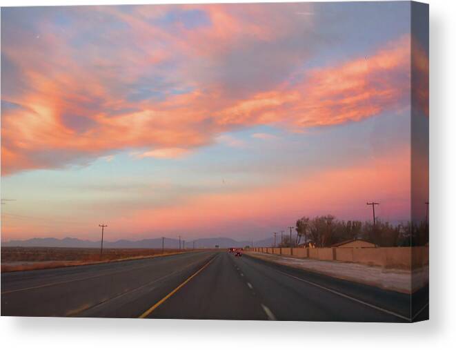 Road Canvas Print featuring the photograph On The Road Again by Jerry Griffin