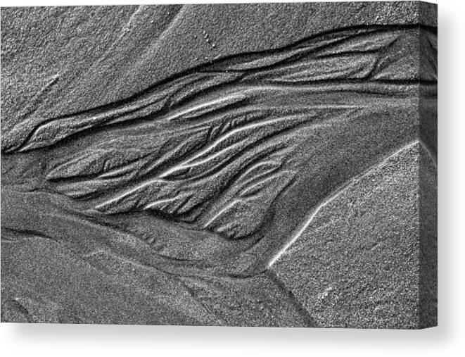 Organic Canvas Print featuring the photograph Sand Flow by Brett Harvey