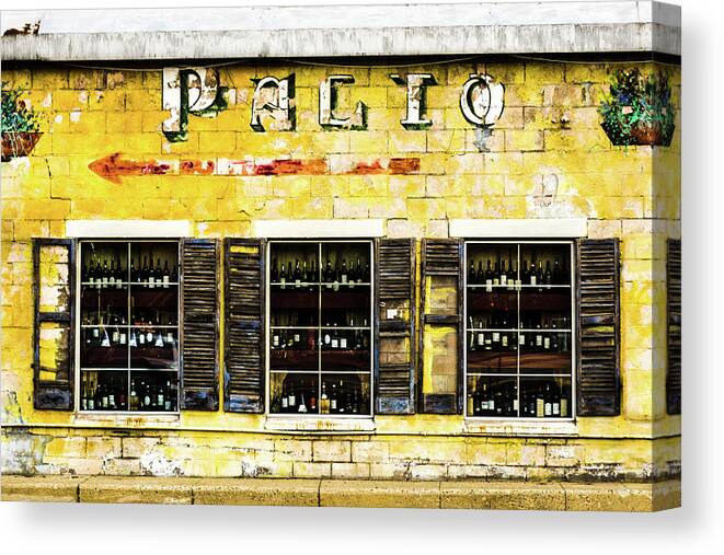 Ann Arbor Canvas Print featuring the photograph Palio's by Greg Croasdill