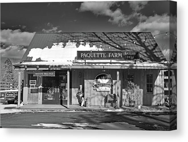 Paquette Canvas Print featuring the photograph Paquette Farm by Monika Salvan