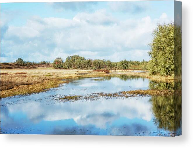 Wetlands Canvas Print featuring the photograph Pastoral Beauty of William L Finley NWR by Belinda Greb