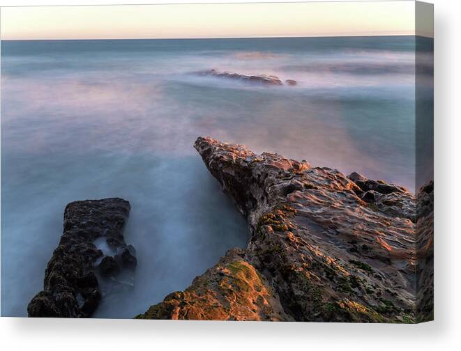 Landscape Canvas Print featuring the photograph Pointed Rock by Jonathan Nguyen