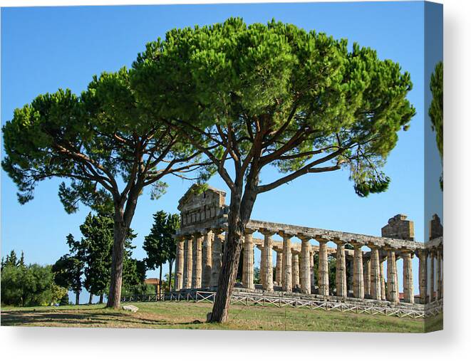 Italy Canvas Print featuring the photograph Pompei by Leslie Struxness