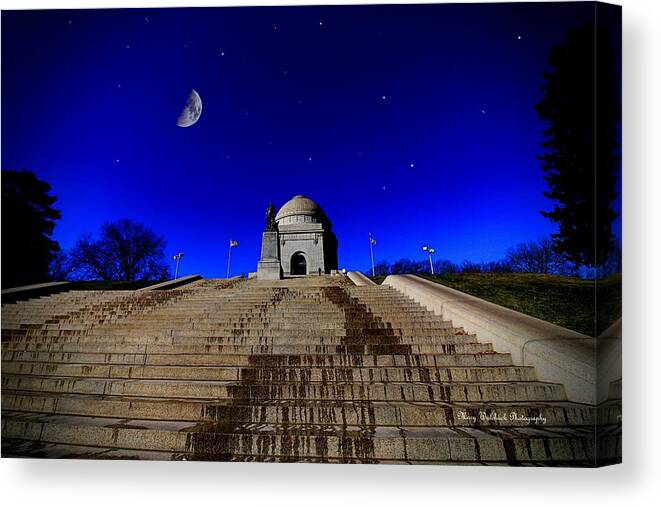 President William Mckinley Canvas Print featuring the photograph President McKinley Monument by Mary Walchuck