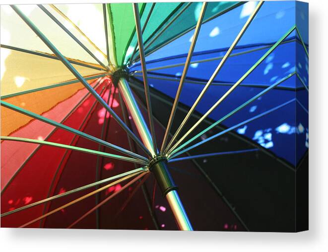 Umbrella Canvas Print featuring the photograph Prism by Nigel Radcliffe