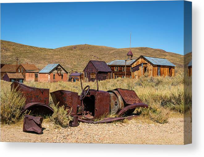 Bodie Canvas Print featuring the photograph Quick, Call the Mechanic by Lindsay Thomson