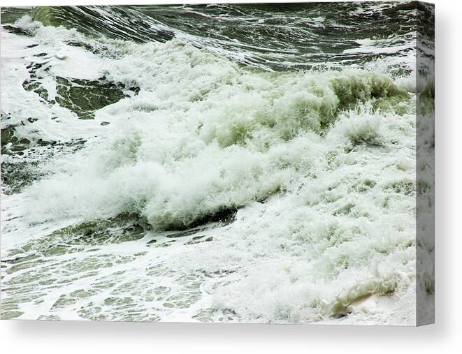 Seascape Canvas Print featuring the photograph Raging Seas by Ruth Crofts Photography