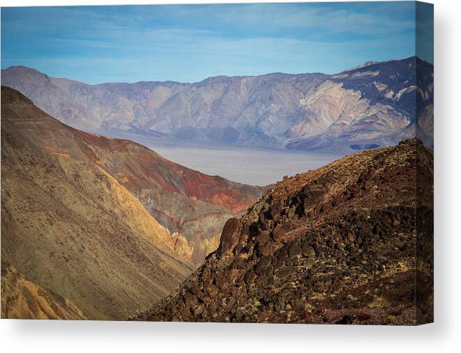 California Canvas Print featuring the photograph Rainbow Valley - the basin by Jonathan Babon