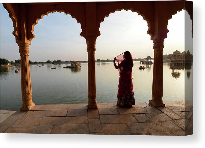 Rajasthan Canvas Print featuring the photograph Serendipity - Rajasthan Desert, India by Earth And Spirit