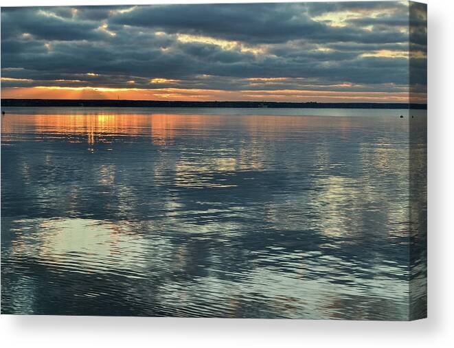 Harbor Canvas Print featuring the photograph Reflecting Harbor by Ellen Koplow