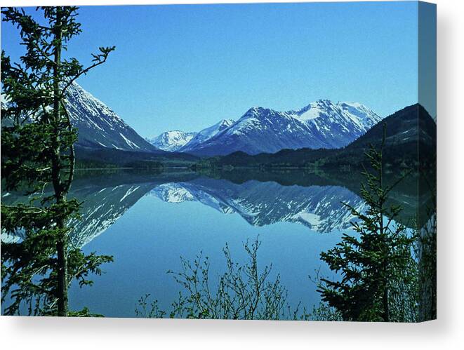 North America Canvas Print featuring the photograph Reflections ... by Juergen Weiss