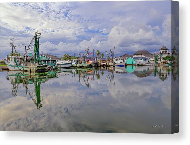 Boats Canvas Print featuring the photograph Reflections by Christopher Rice