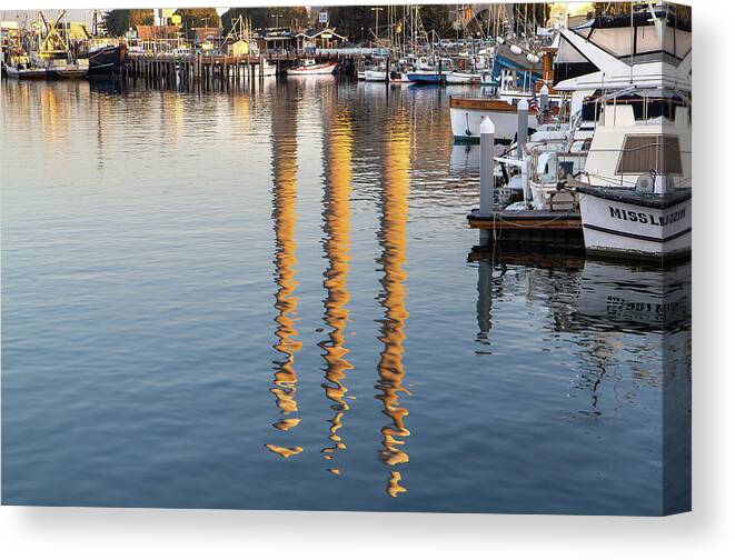 Reflect Canvas Print featuring the photograph Reflections by Gina Cinardo