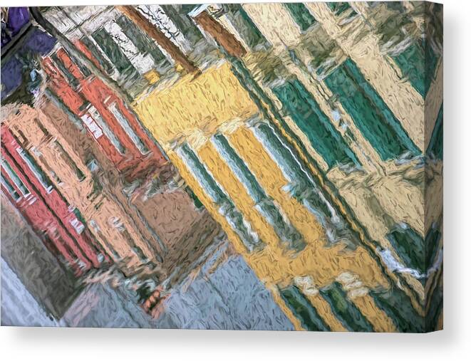Venice Canvas Print featuring the photograph Reflections of Venice by David Letts