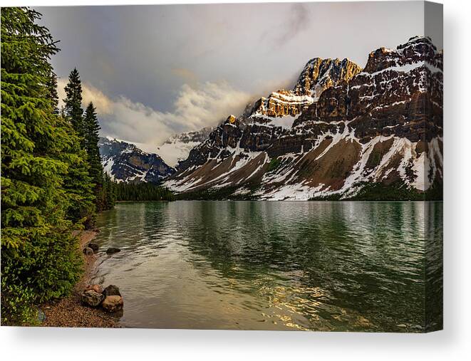 Alberta Canvas Print featuring the photograph Respite by Chad Dutson