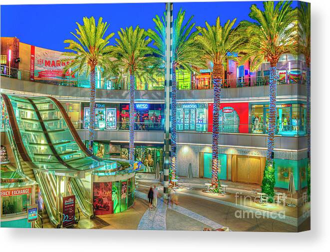 Santa Monica Place Canvas Print featuring the photograph Retail Customer Experience by David Zanzinger