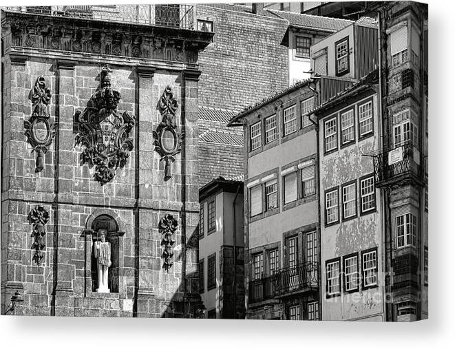 Porto Canvas Print featuring the photograph Ribeira Square by Olivier Le Queinec