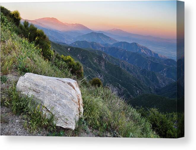 Rim Of The World Canvas Print featuring the photograph Rim o' the World National Scenic Byway by Kyle Hanson