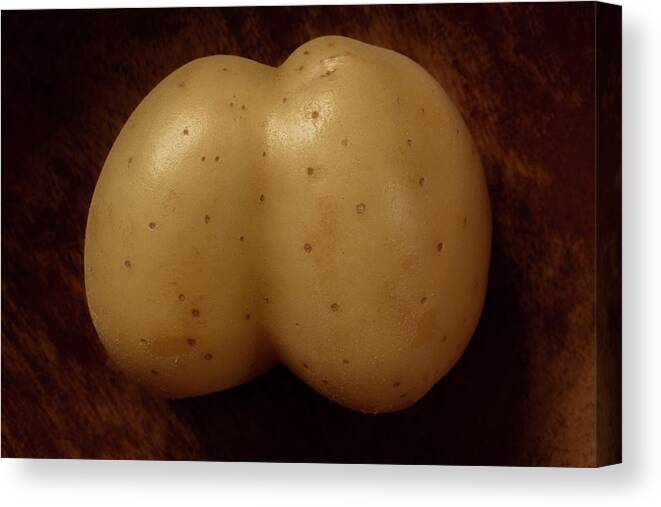 Potato Canvas Print featuring the photograph Rude Potato #4 by David Smith