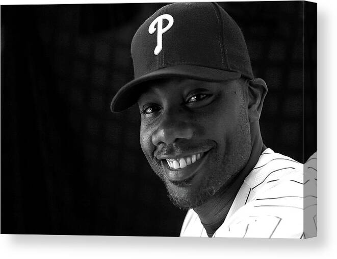 Media Day Canvas Print featuring the photograph Ryan Howard by Mike Ehrmann