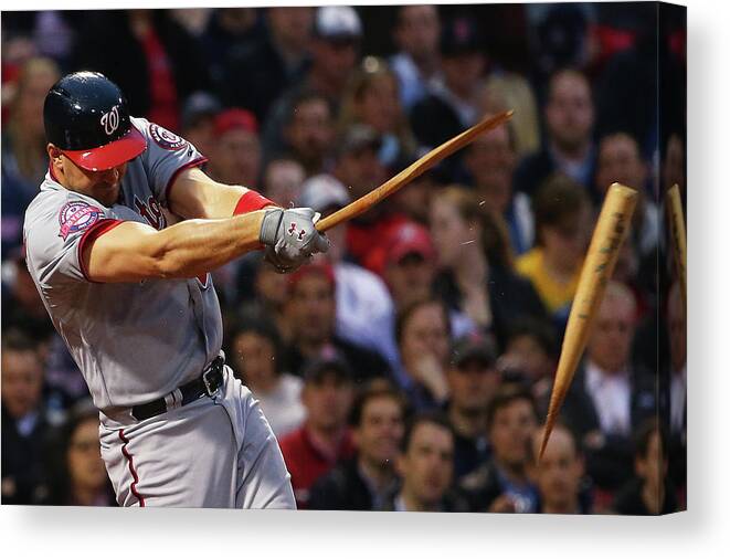 Three Quarter Length Canvas Print featuring the photograph Ryan Zimmerman by Maddie Meyer