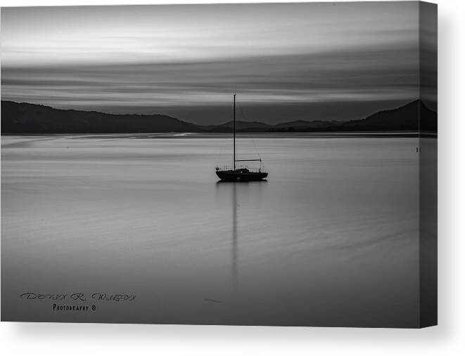 Landscape Canvas Print featuring the photograph Sailing away by Devin Wilson