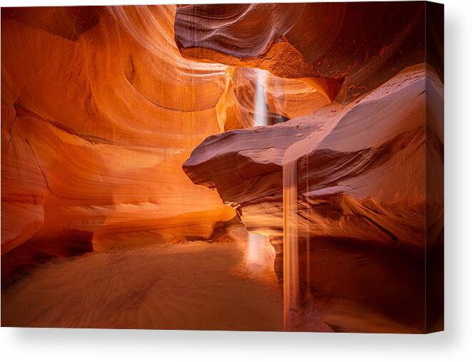 Antelope Canyon Canvas Print featuring the photograph Sands of Time by Ryan Smith