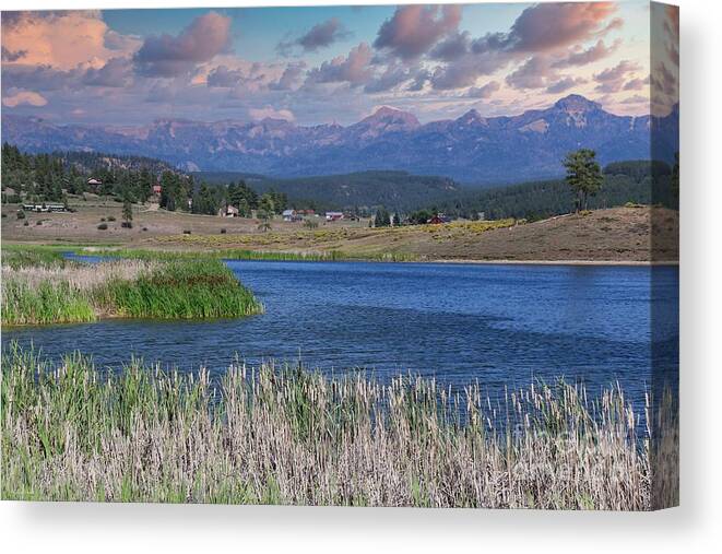 Pagosa Springs Canvas Print featuring the photograph Scenic Pagosa Springs by Veronica Batterson