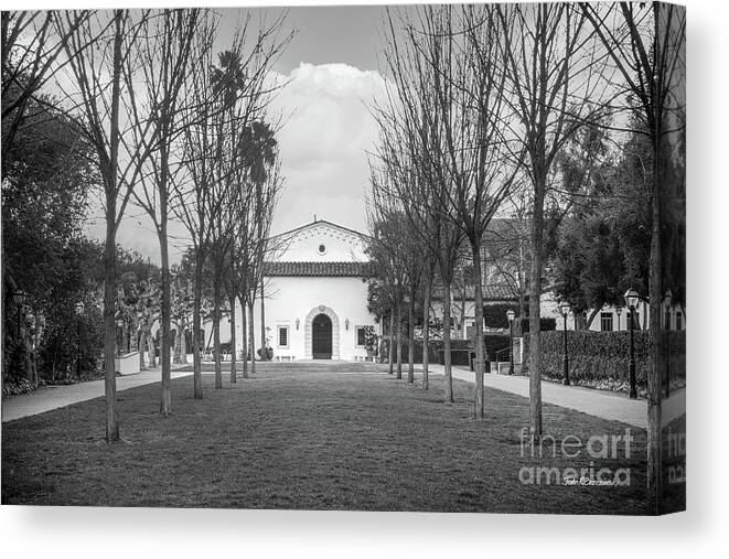 Scripps College Canvas Print featuring the photograph Scripps College Balch Auditorium by University Icons