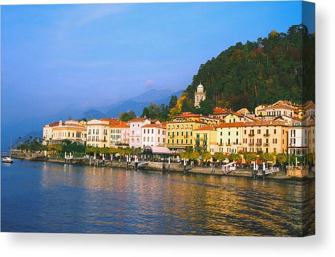 Italy Canvas Print featuring the photograph Bellagio by Claude Taylor
