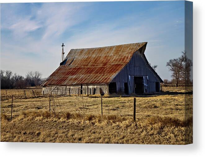 Abandoned Canvas Print featuring the photograph Seasoned by Lana Trussell