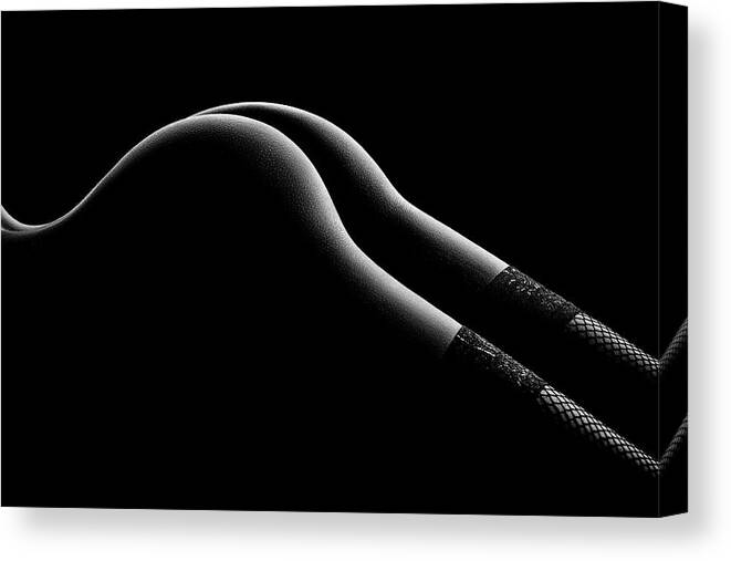 Woman Canvas Print featuring the photograph Sensual Woman 26 by Johan Swanepoel