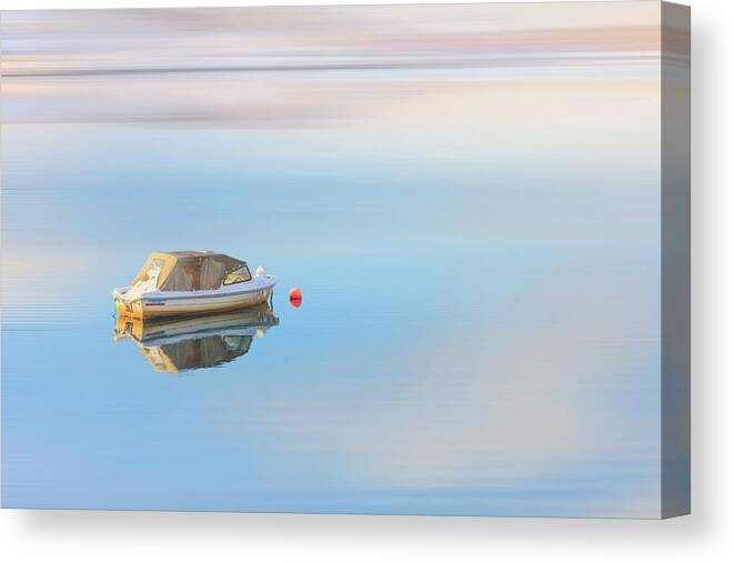 Boat Canvas Print featuring the photograph Serenity by Sue Leonard