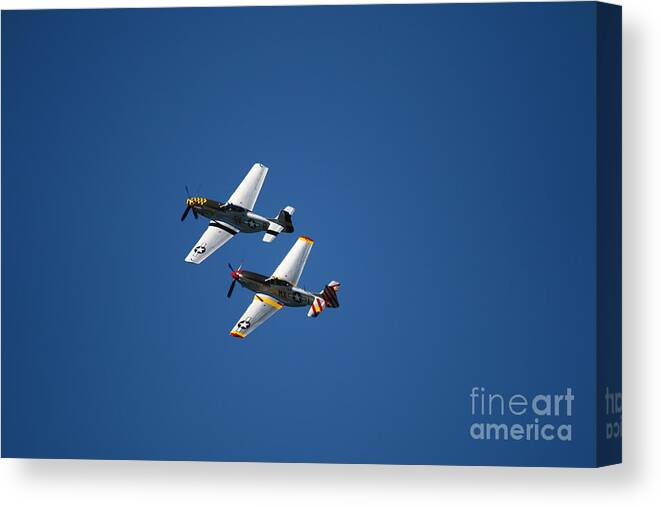 October Navy Week Canvas Print featuring the photograph Side by Side Again by Tony Lee
