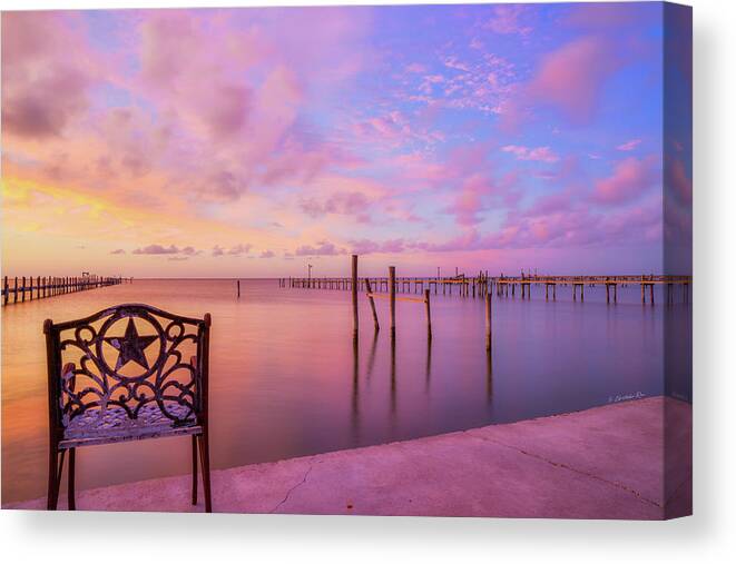 Copano Canvas Print featuring the photograph Sit Back and Enjoy the Show by Christopher Rice