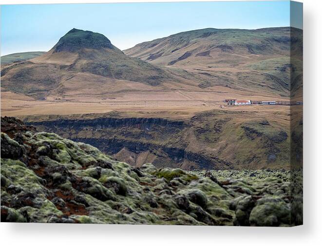 Iceland Canvas Print featuring the photograph Skaftareldahraun Lava Field by Catherine Reading