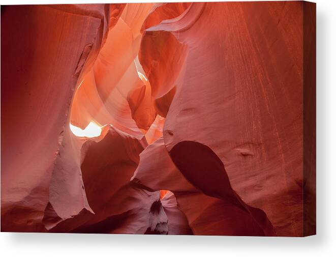 Antelope Canyon Canvas Print featuring the photograph Slot Canyon Sunlight by Rob Hemphill