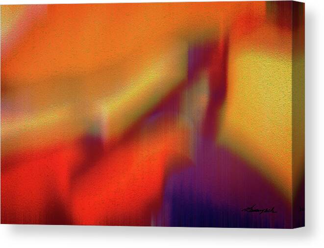 Color Canvas Print featuring the photograph Soft Chaos by Alan Hausenflock