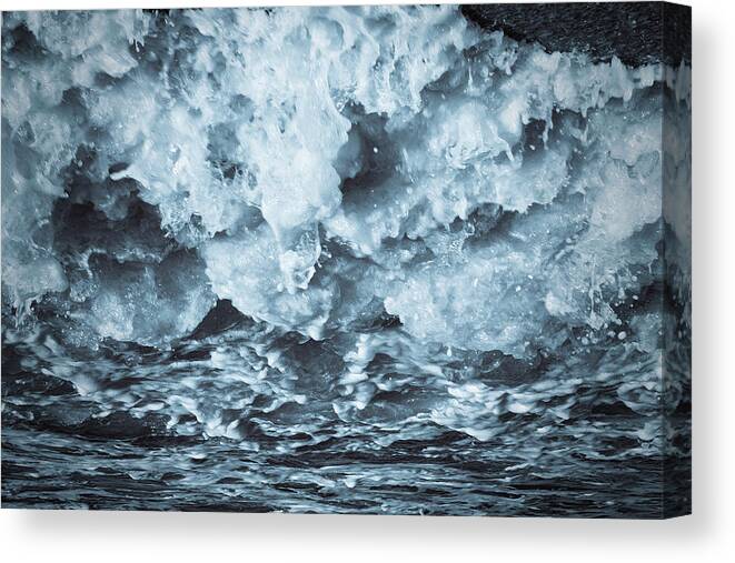 Sea Canvas Print featuring the photograph Song Of Water by Andrii Maykovskyi