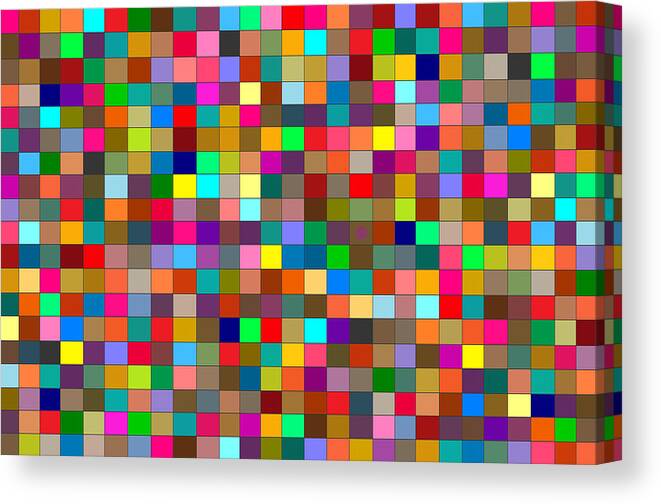 Squared Canvas Print featuring the digital art Squared by Val Arie