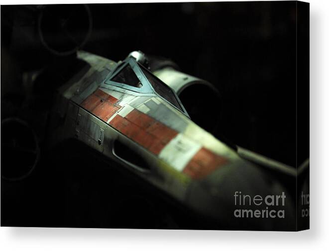 Xwing Canvas Print featuring the photograph Star Wars X-Wing by Micah May