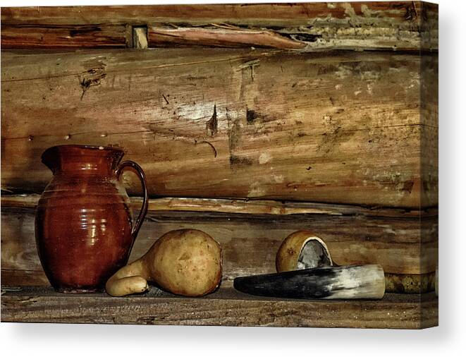 Still Life Canvas Print featuring the photograph Still Life by Karen Harrison Brown