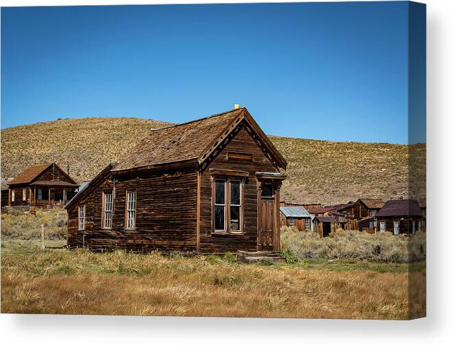 Bodie Canvas Print featuring the photograph Still Standing After All These Years by Lindsay Thomson