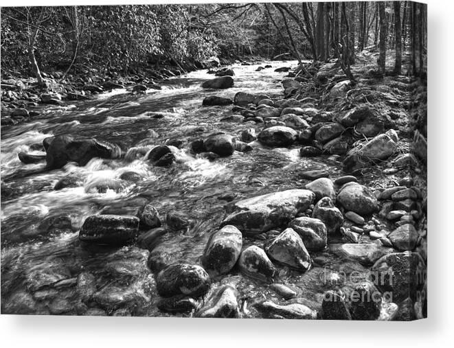 Tennessee Canvas Print featuring the photograph Stones In A River by Phil Perkins