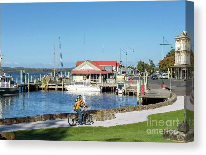 Strahan Canvas Print featuring the photograph Strahan, Tasmania, Australia by Elaine Teague