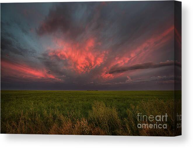 Canada Canvas Print featuring the photograph Summer Sky by Ian McGregor